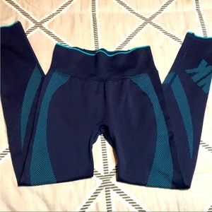 Pink full length active leggings